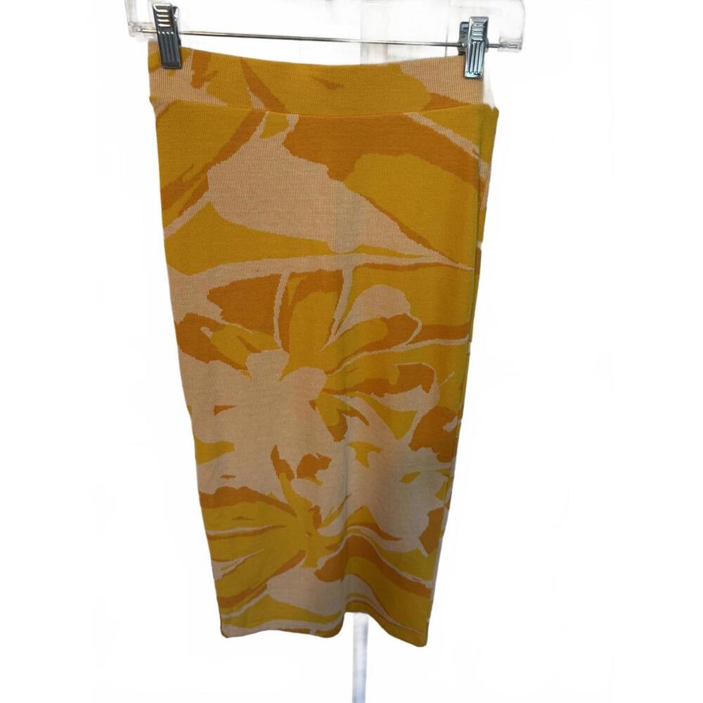 Floral Yellow Maxi Skirt from Zara NWT